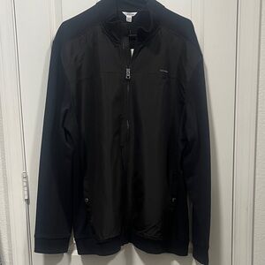 Calvin Klein Black Men's Coat Full-Zip